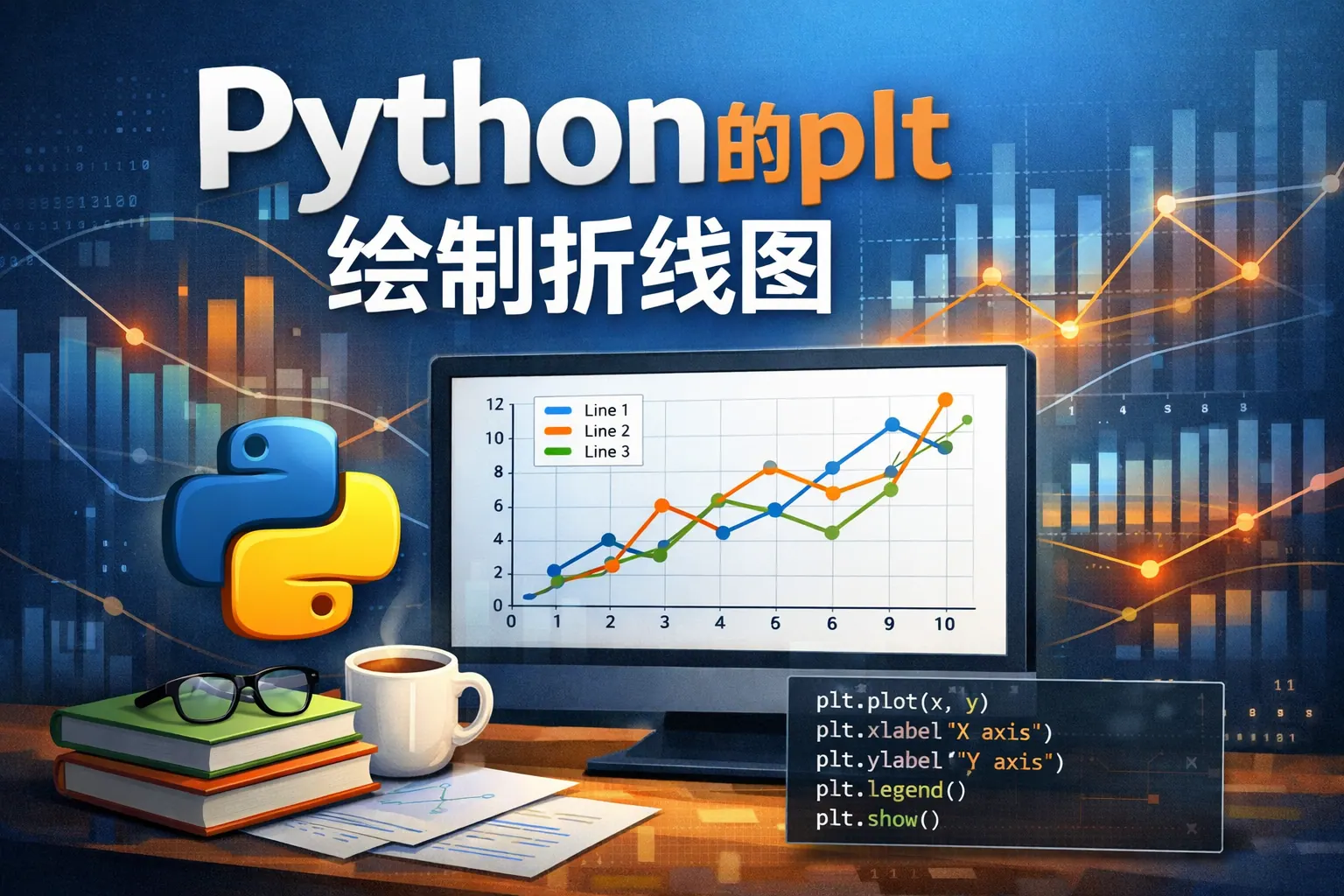 python的plt绘制折线图