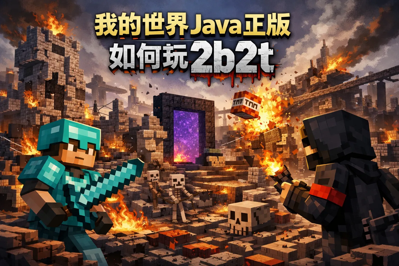 我的世界java正版如何玩2b2t