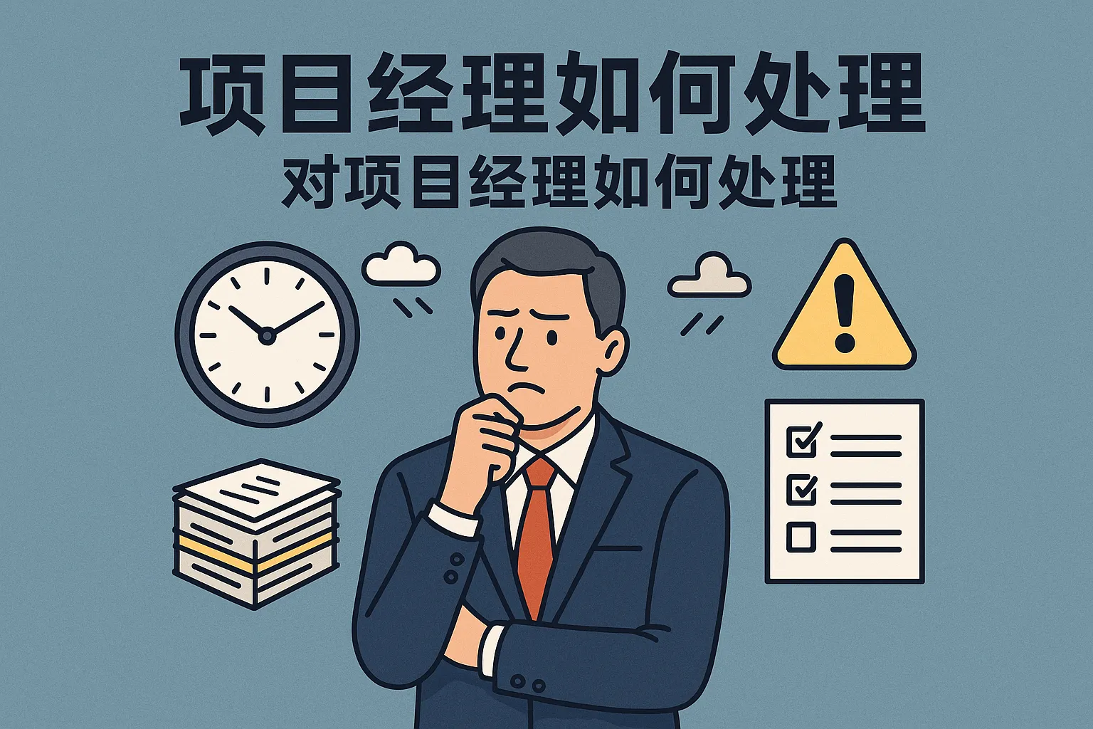对项目经理如何处理
