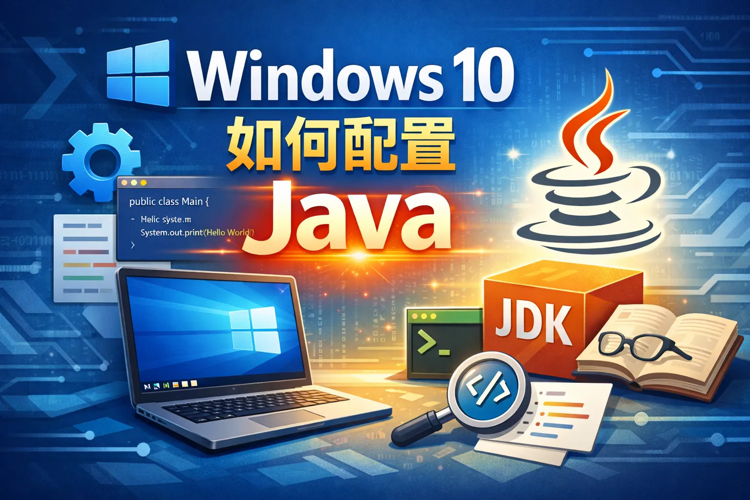 windows10如何配置java