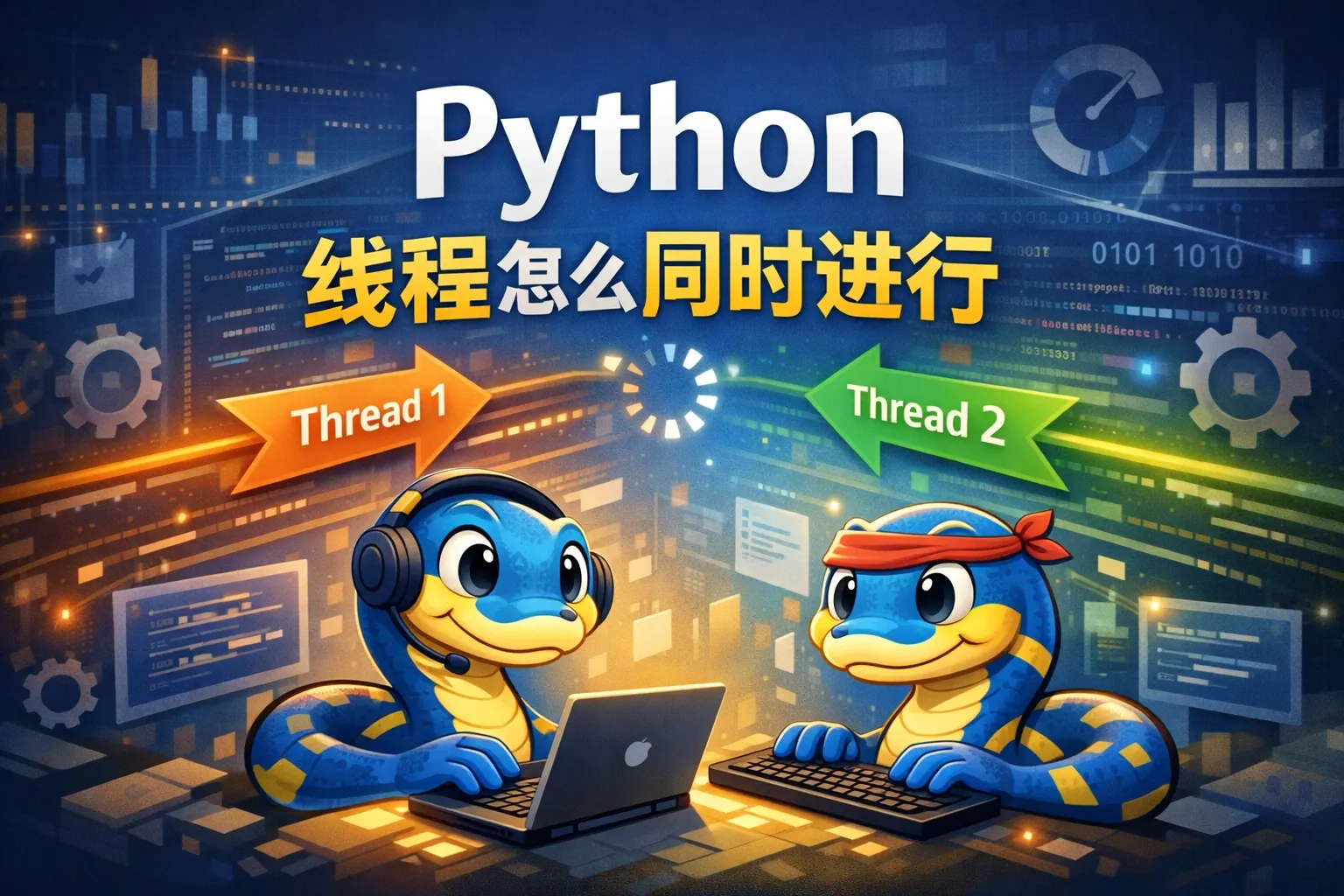 python线程怎么同时进行