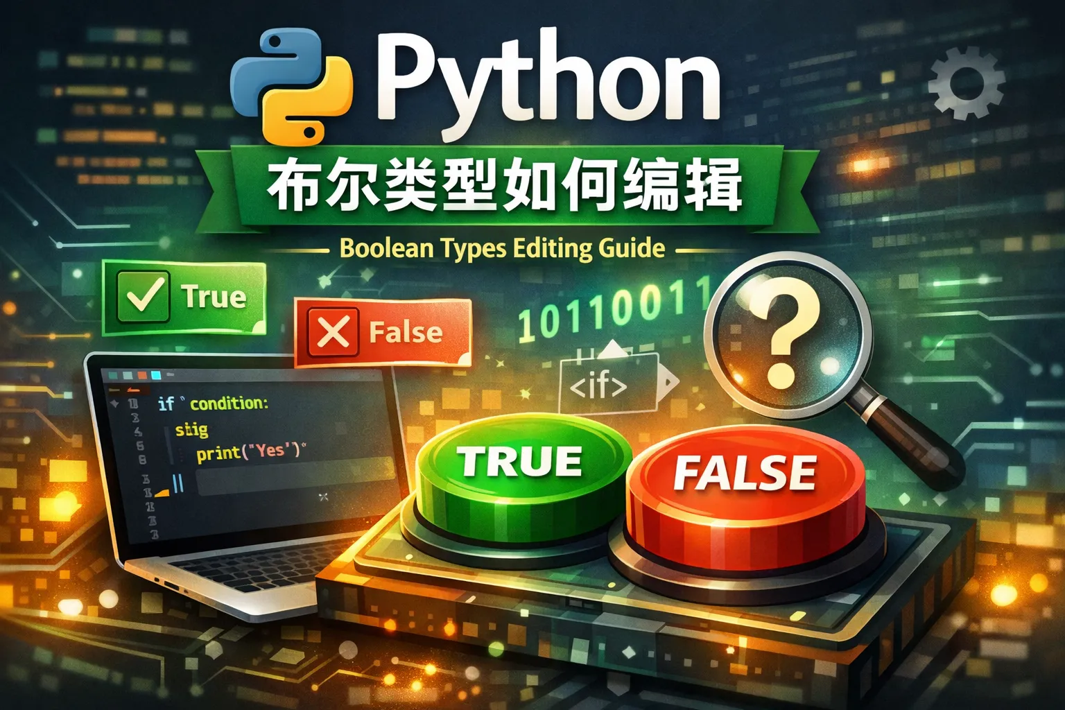 python布尔类型如何编辑