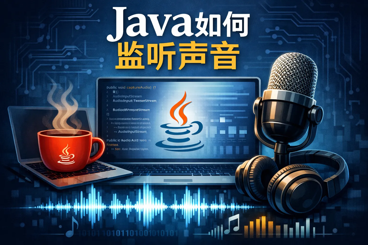 java如何监听声音的