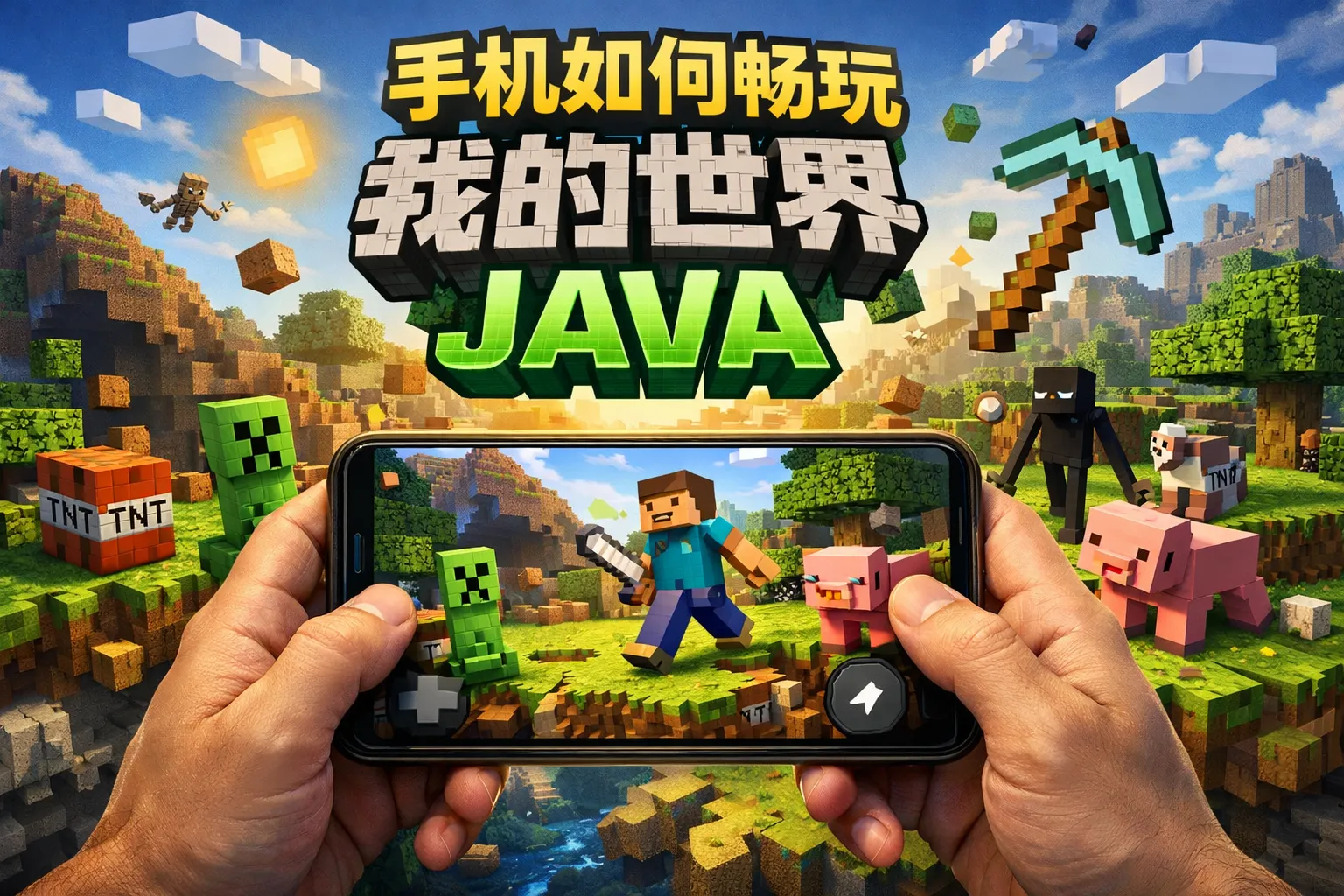 手机如何畅玩我的世界java