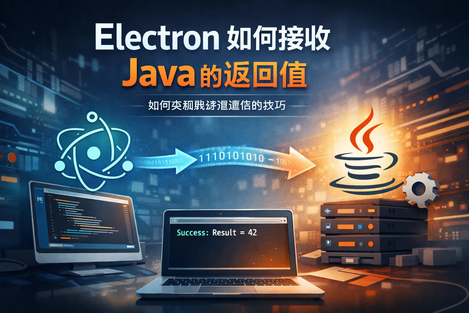 electron如何接收java的返回值