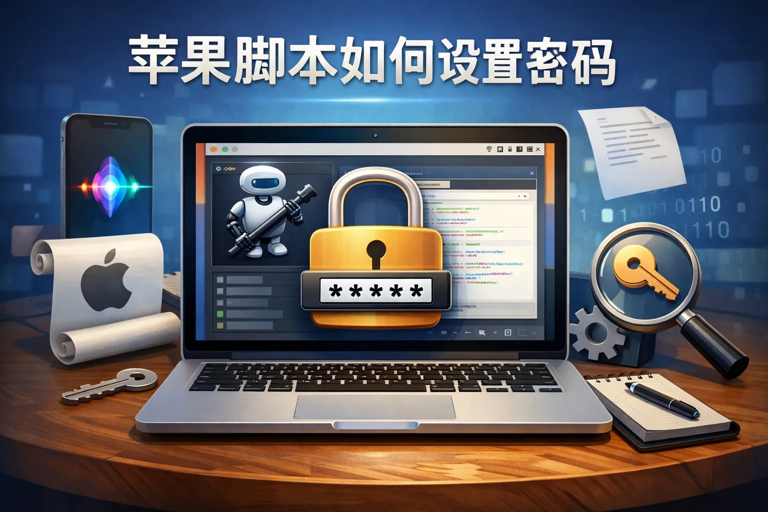 苹果脚本如何设置密码