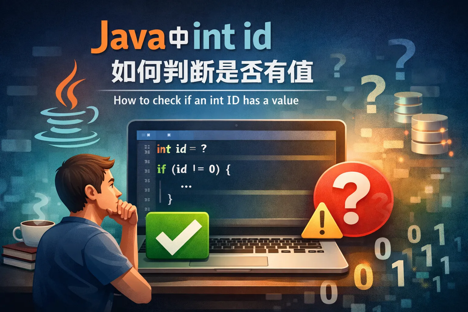 Integer Id java中int id如何判断是否有值