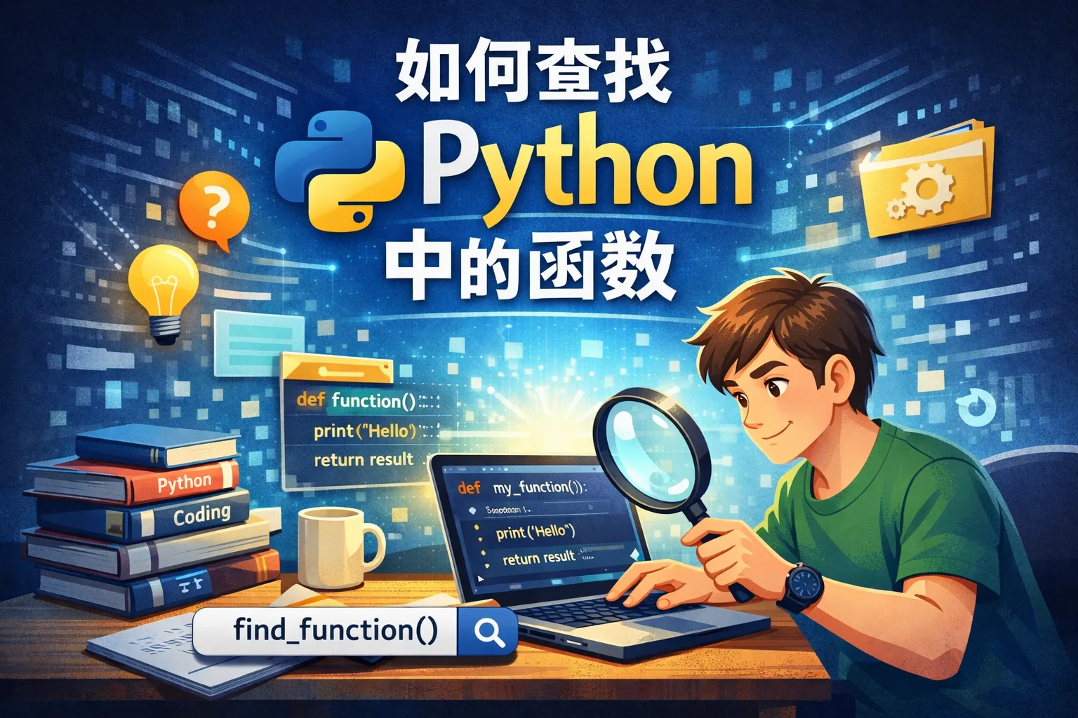 如何查找python中的函数