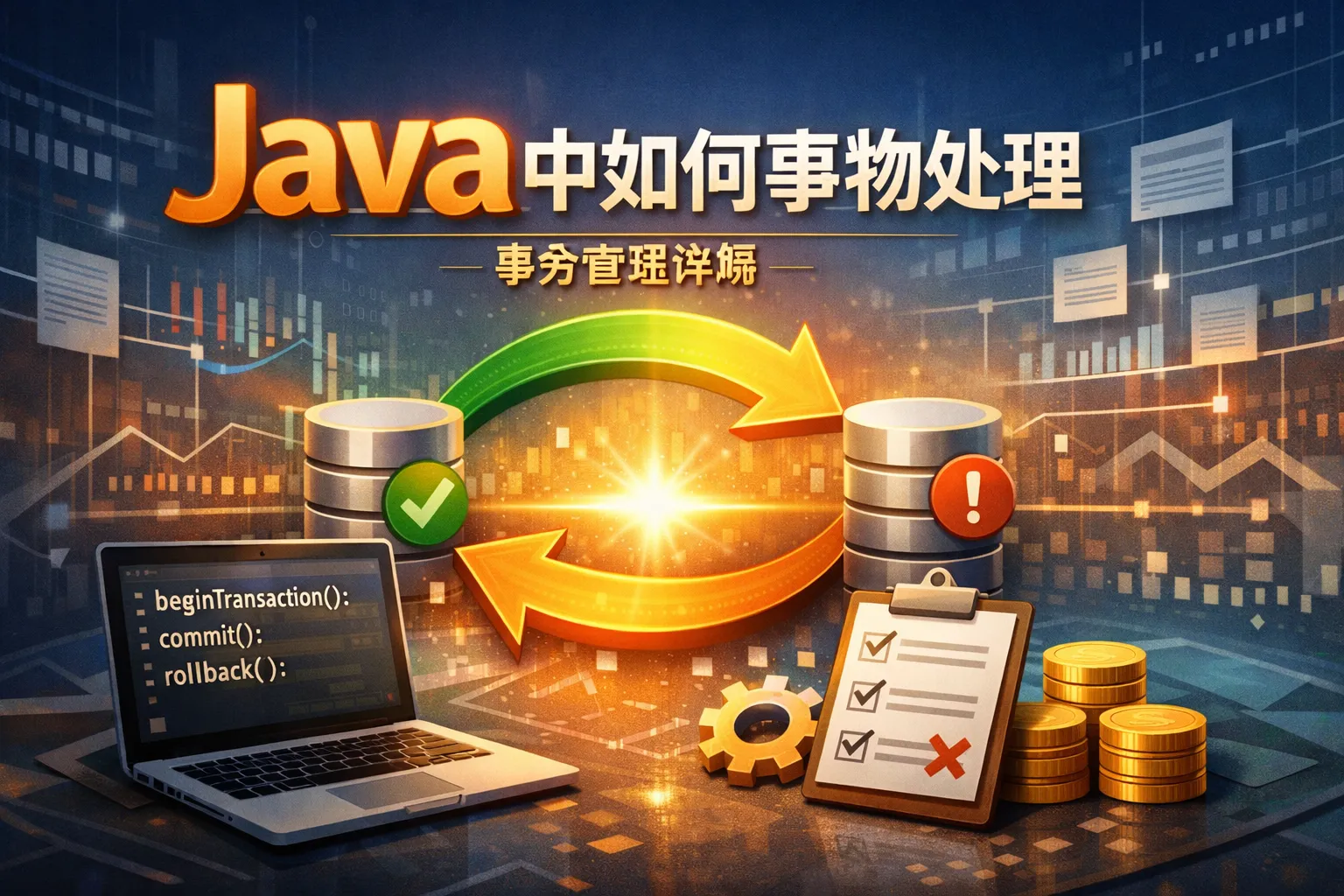 java中如何事物处理