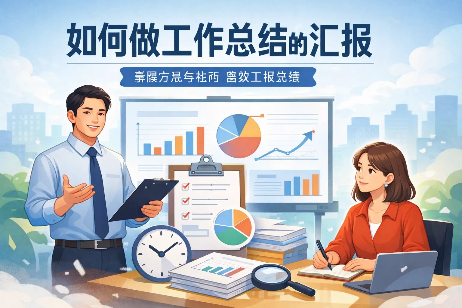 如何做工作总结的汇报