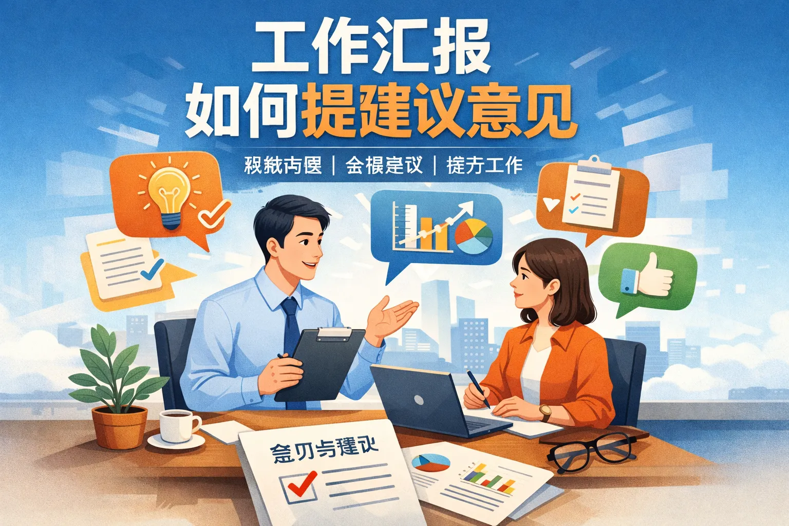 工作汇报如何提建议意见