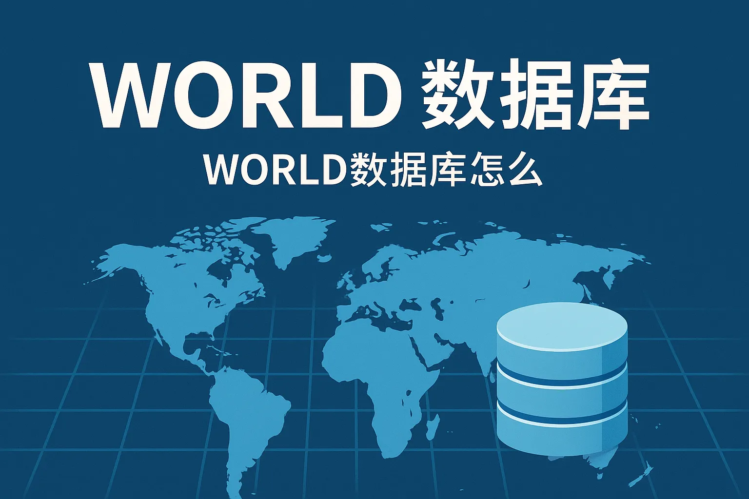 world数据库怎么