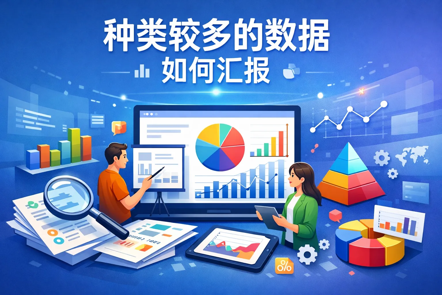 种类较多的数据如何汇报