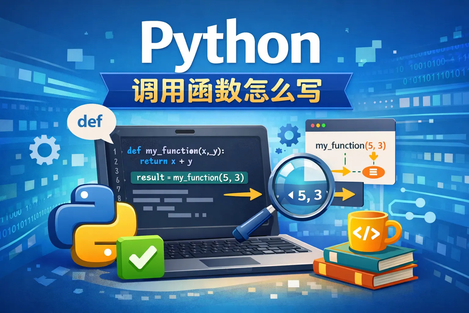 python调用函数怎么写