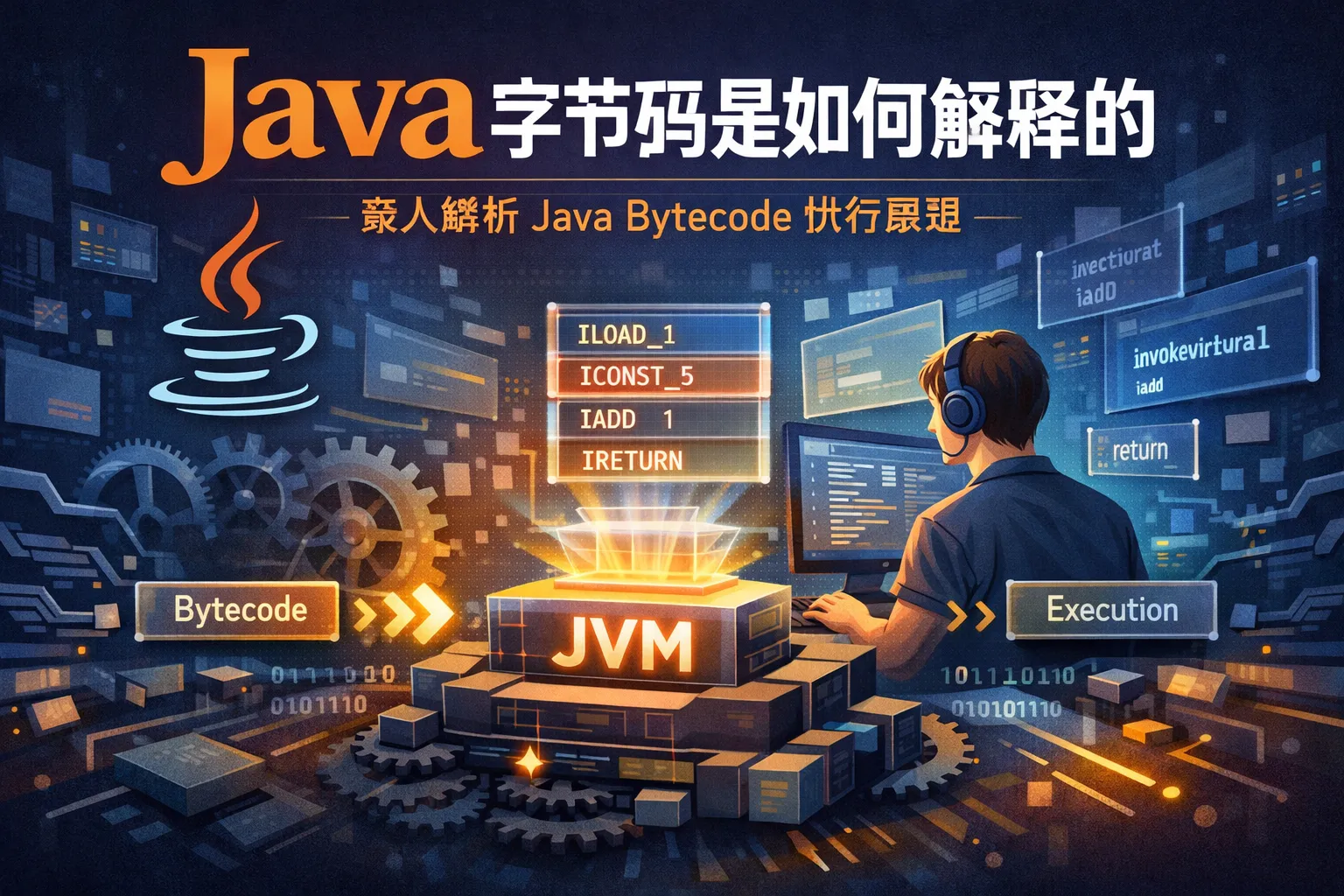 java字节码执如何解释的