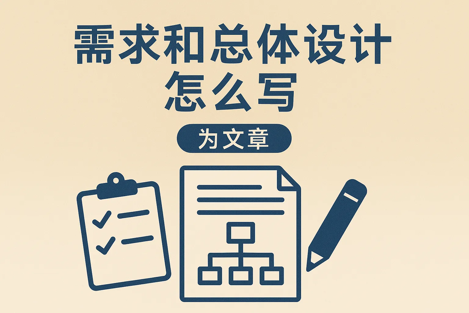 需求和总体设计怎么写