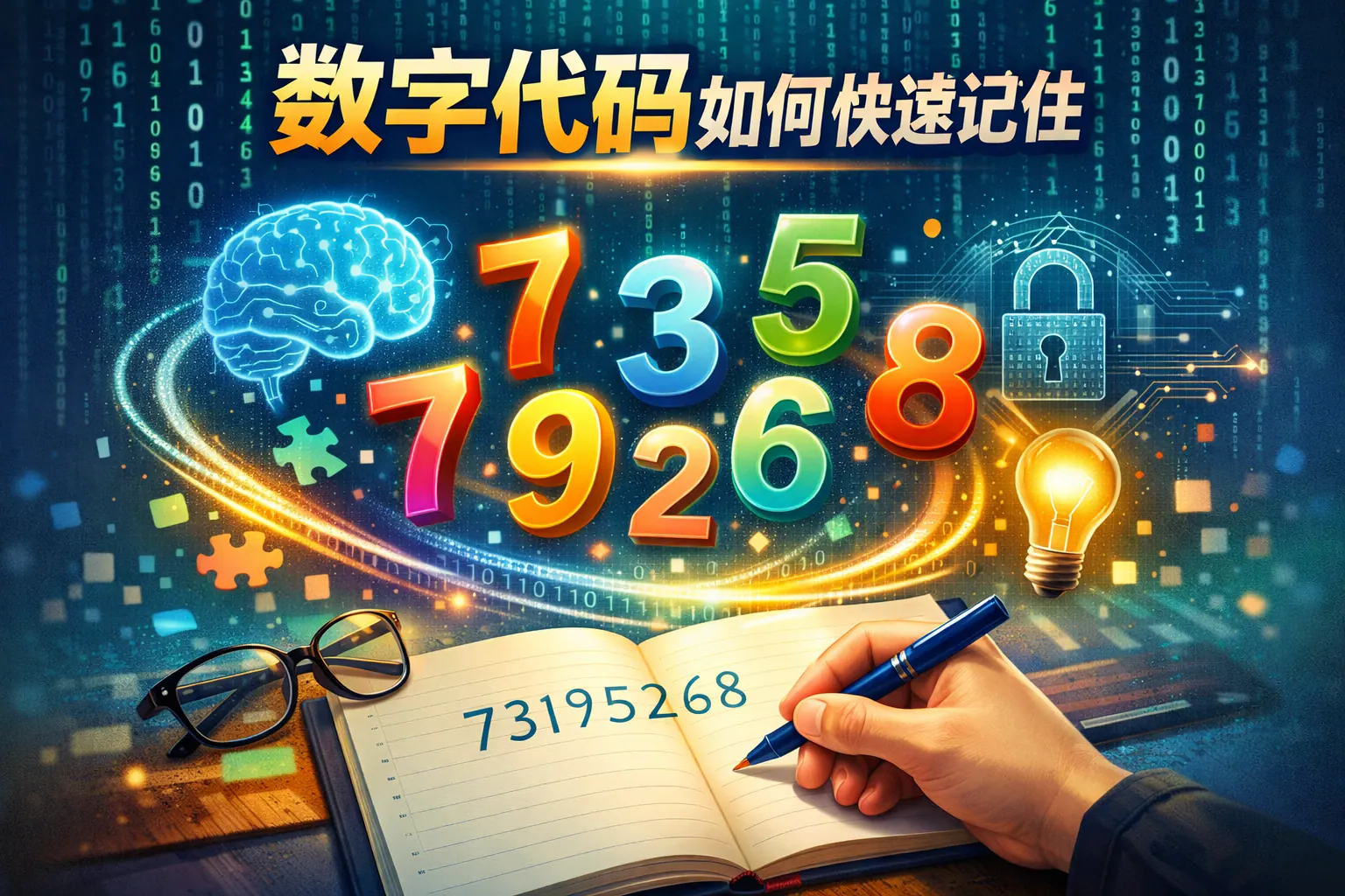 数字代码如何快速记住