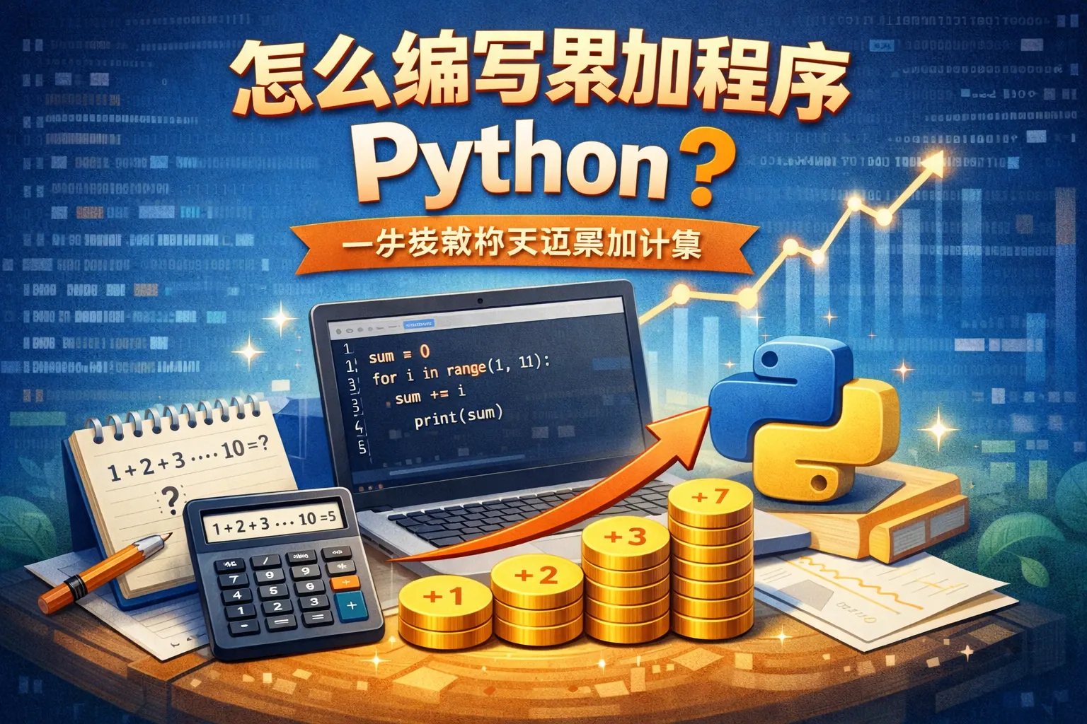 怎么编写累加程序python