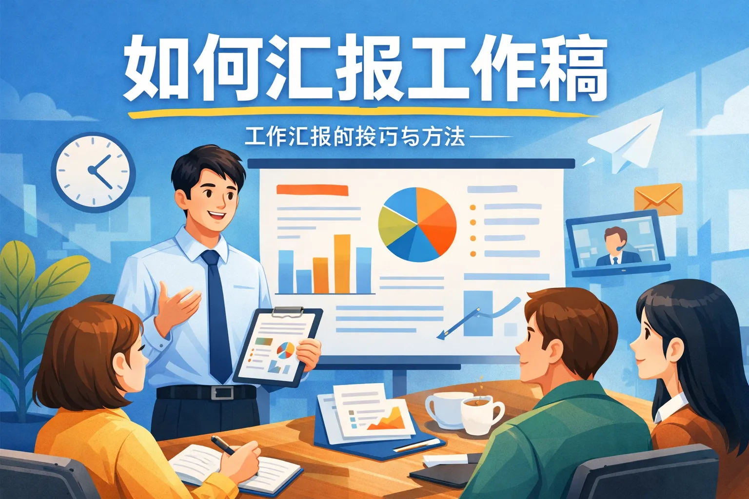 如何汇报工作稿