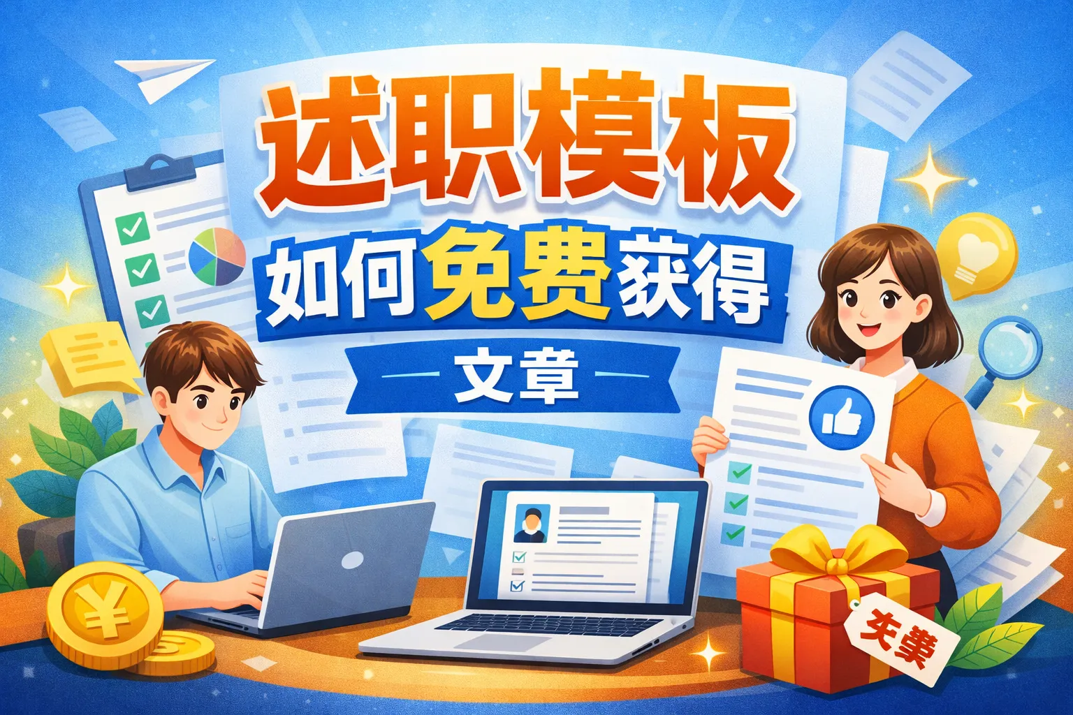 述职模板如何免费获得文章