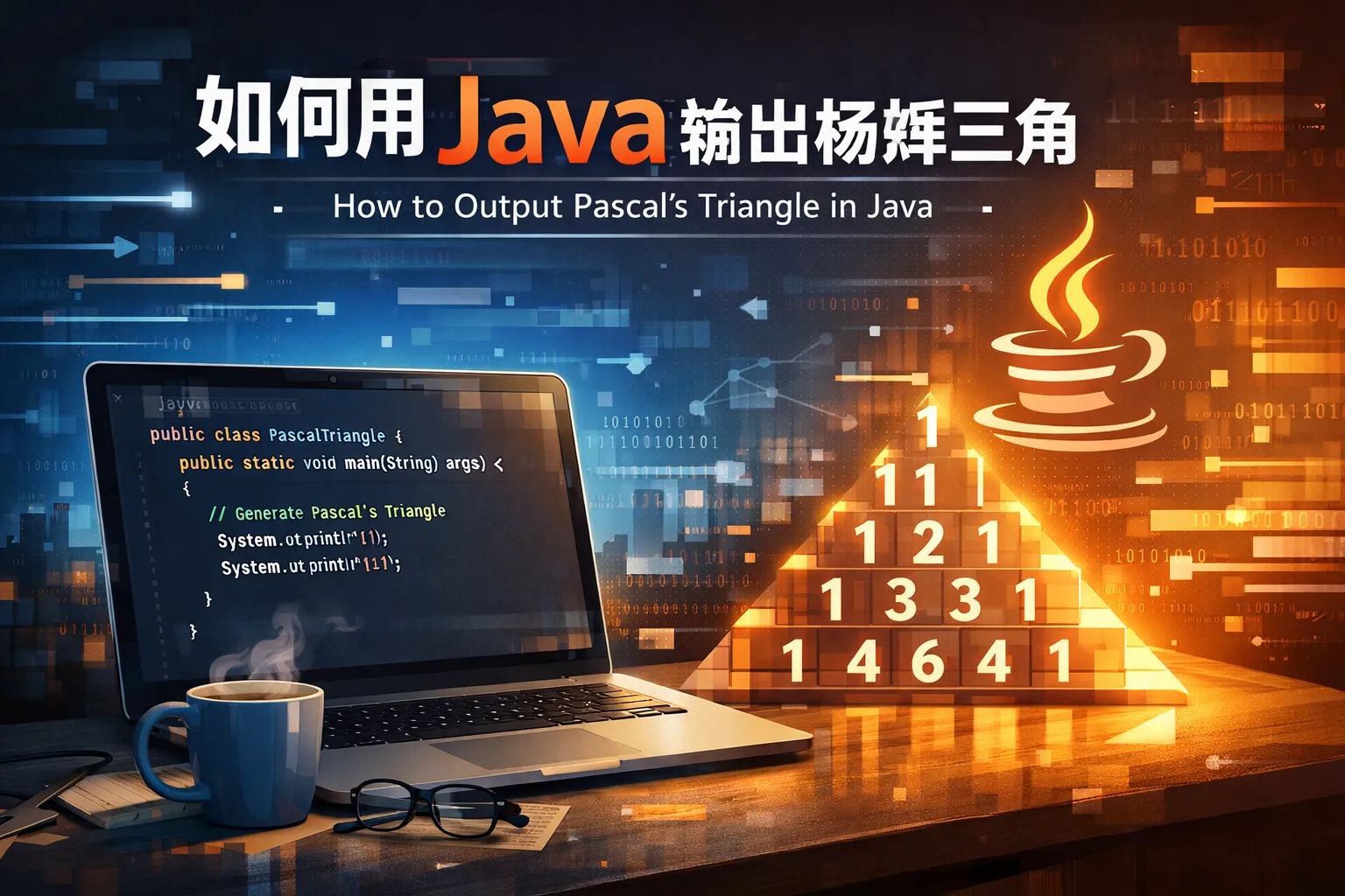 如何用java输出杨辉三角