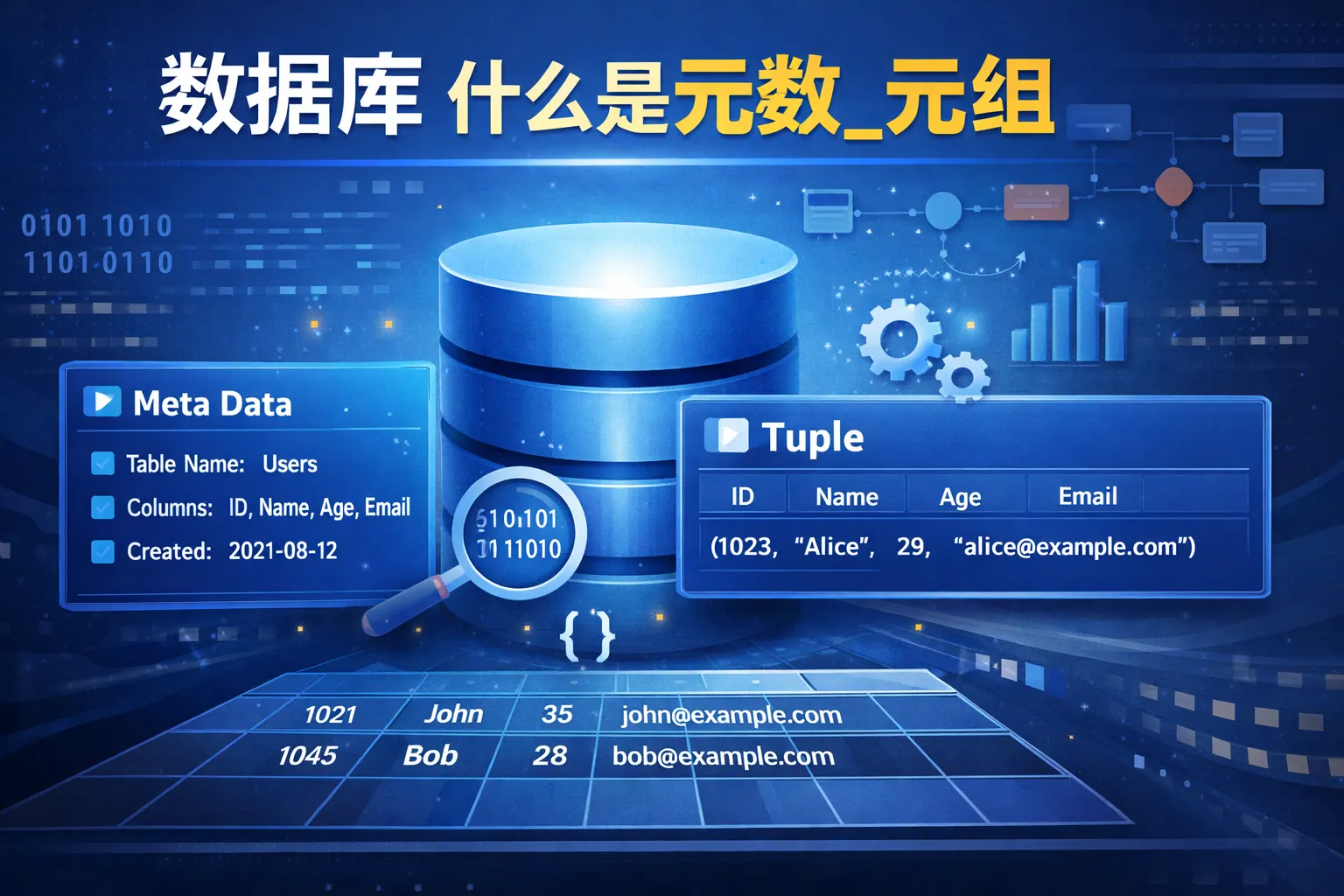 数据库什么是元数_元组