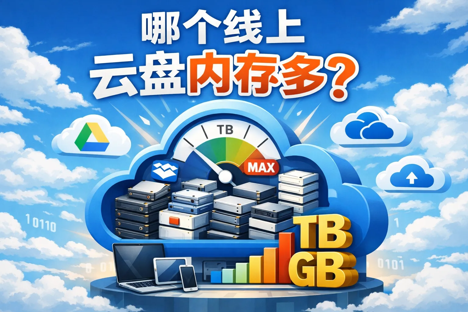 哪个线上云盘内存多
