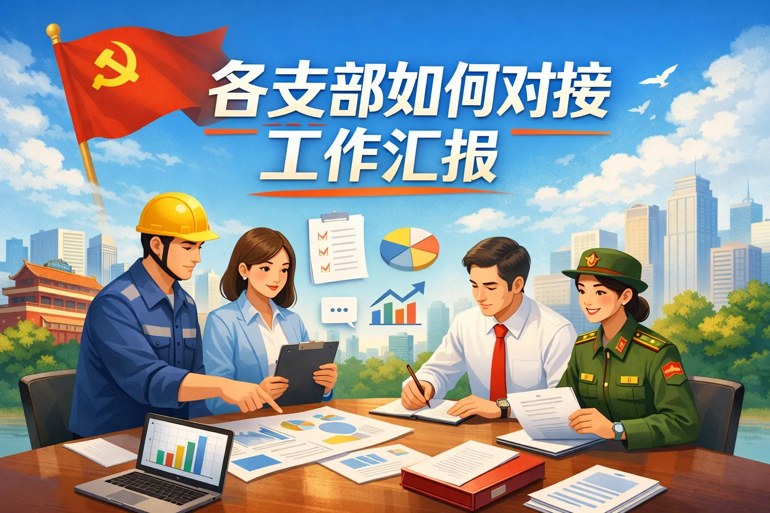 各支部如何对接工作汇报