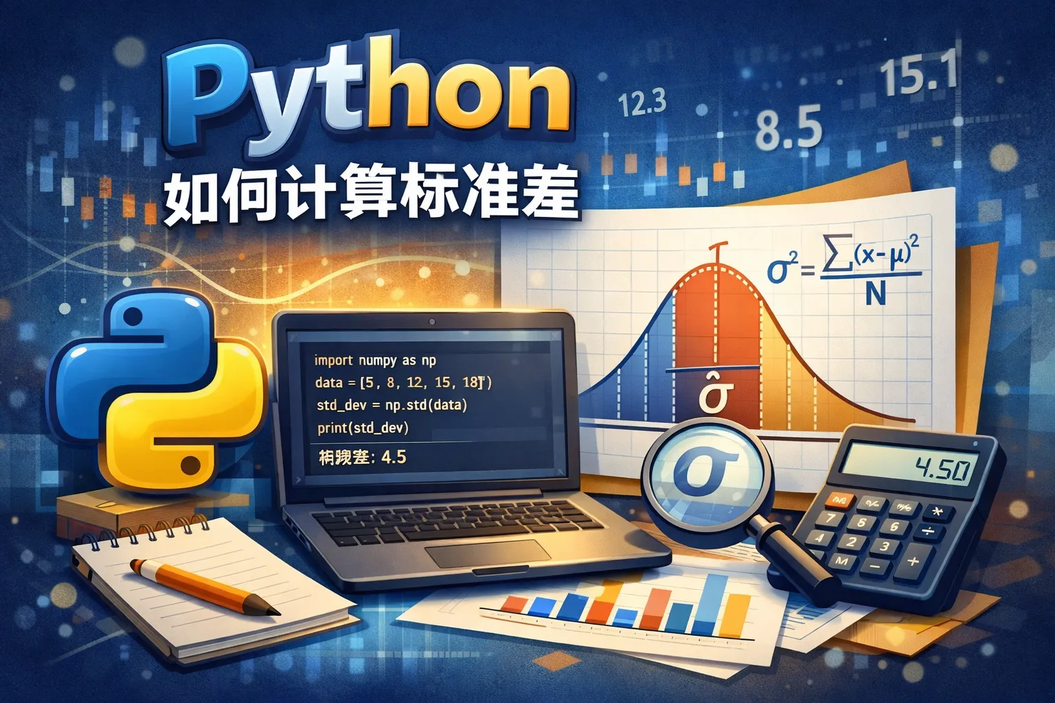 python如何计算标准差