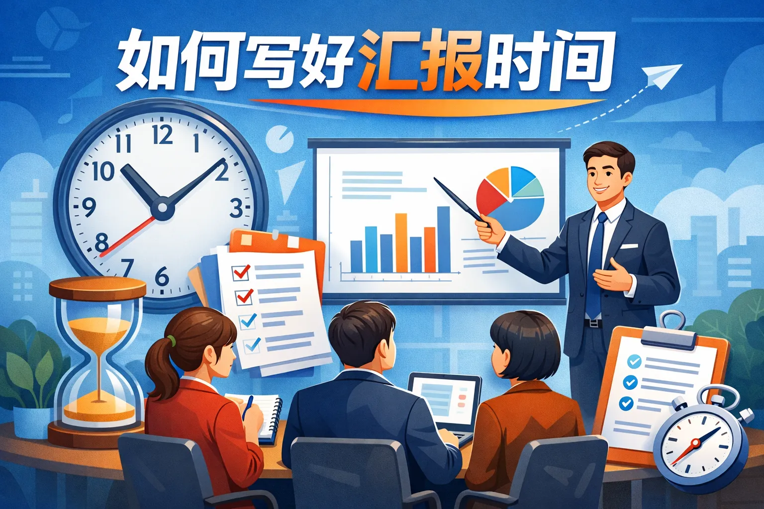 如何写好汇报时间