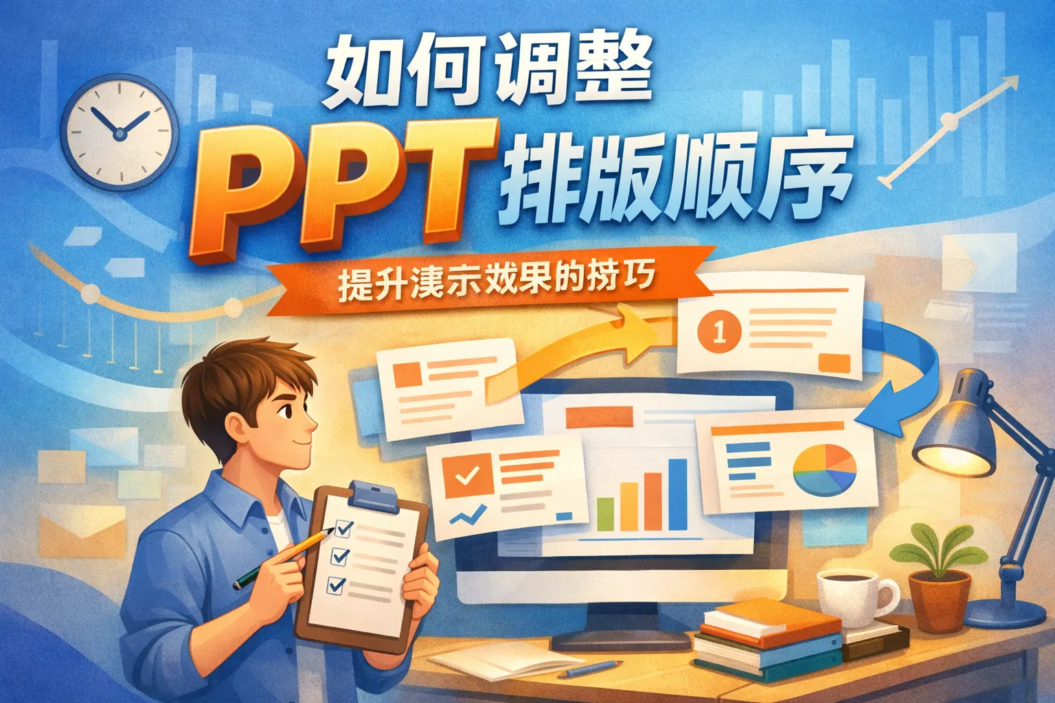 如何调整ppt排版顺序
