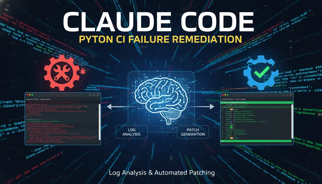 Claude Code 怎么修复 Python 项目的 CI 失败？日志分析和补丁生成方法