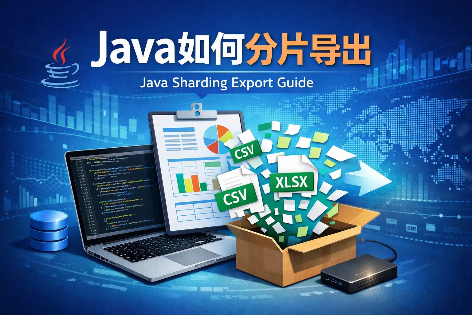 java如何分片导出