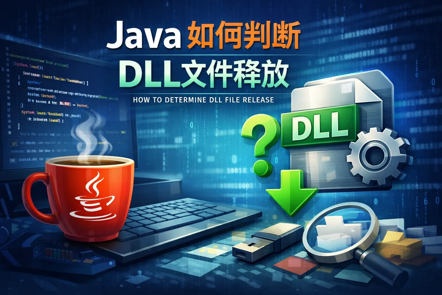 java如何判断dll文件释放