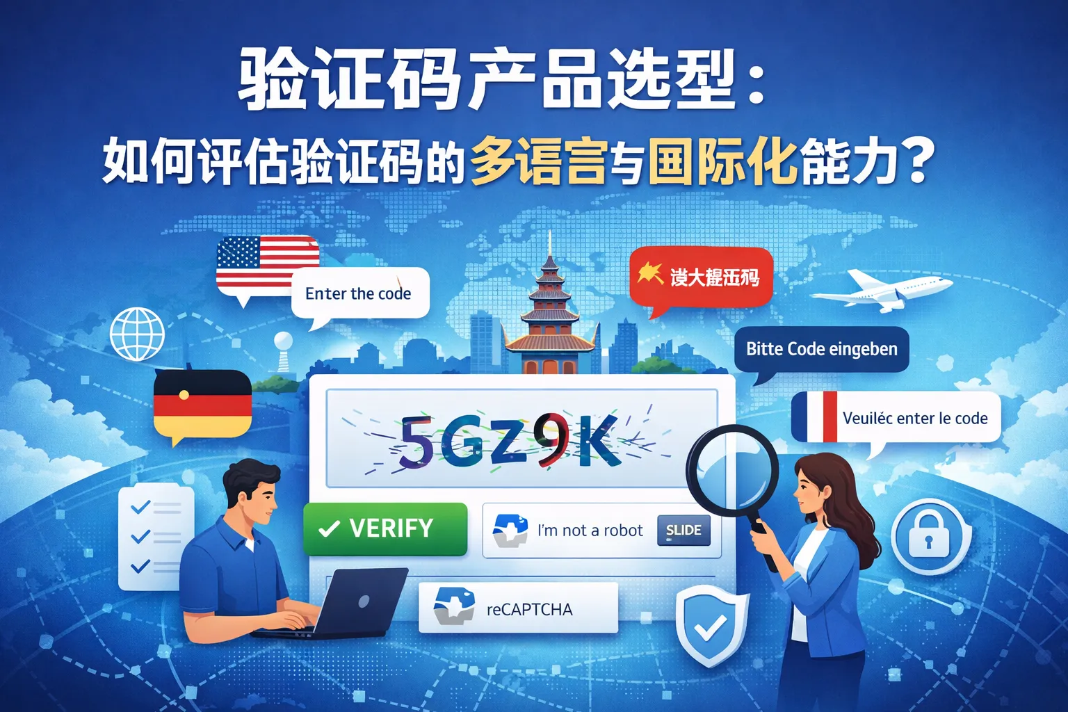 验证码产品选型:如何评估验证码的多语言与国际化能力?