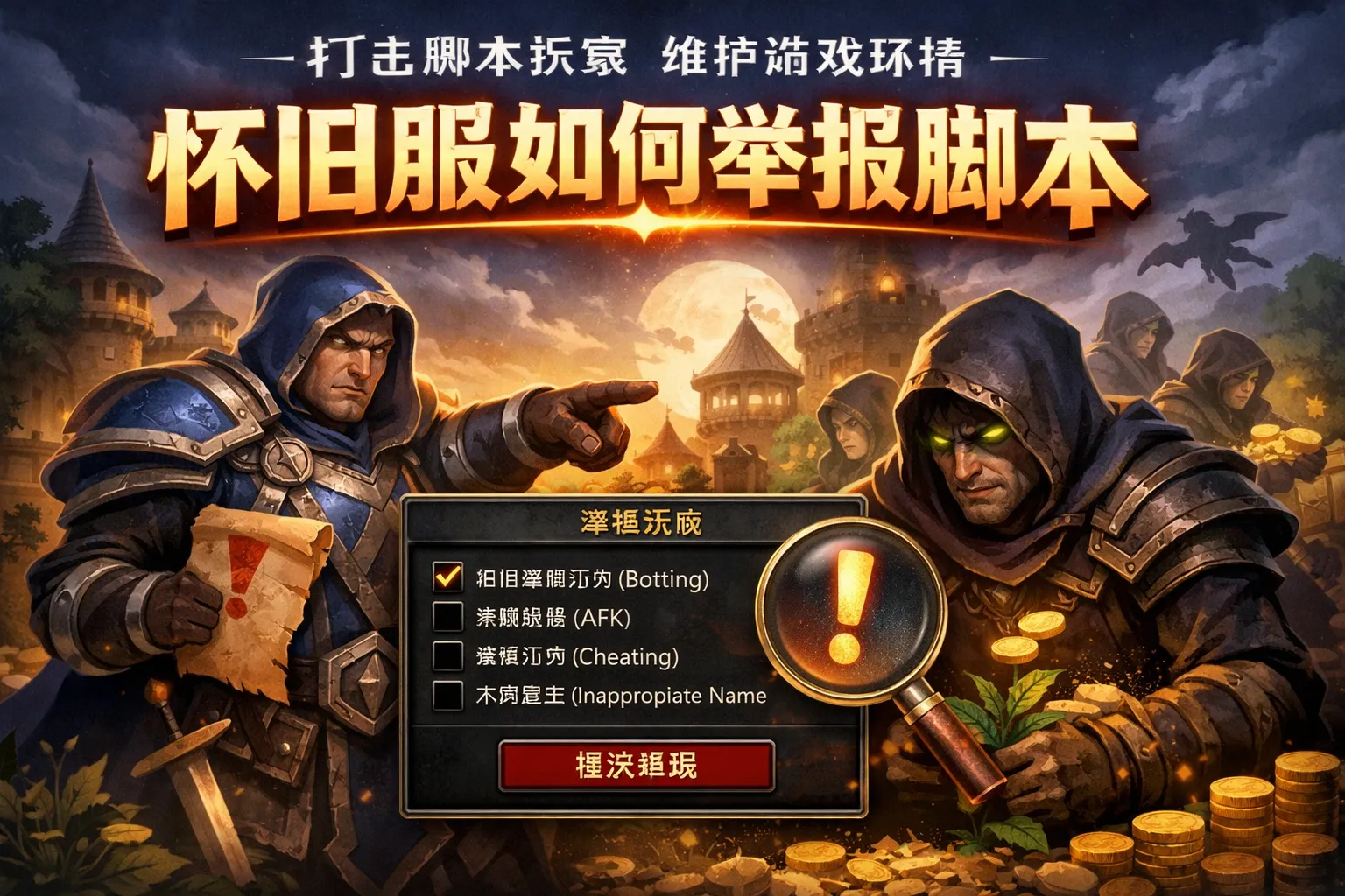 怀旧服如何举报脚本