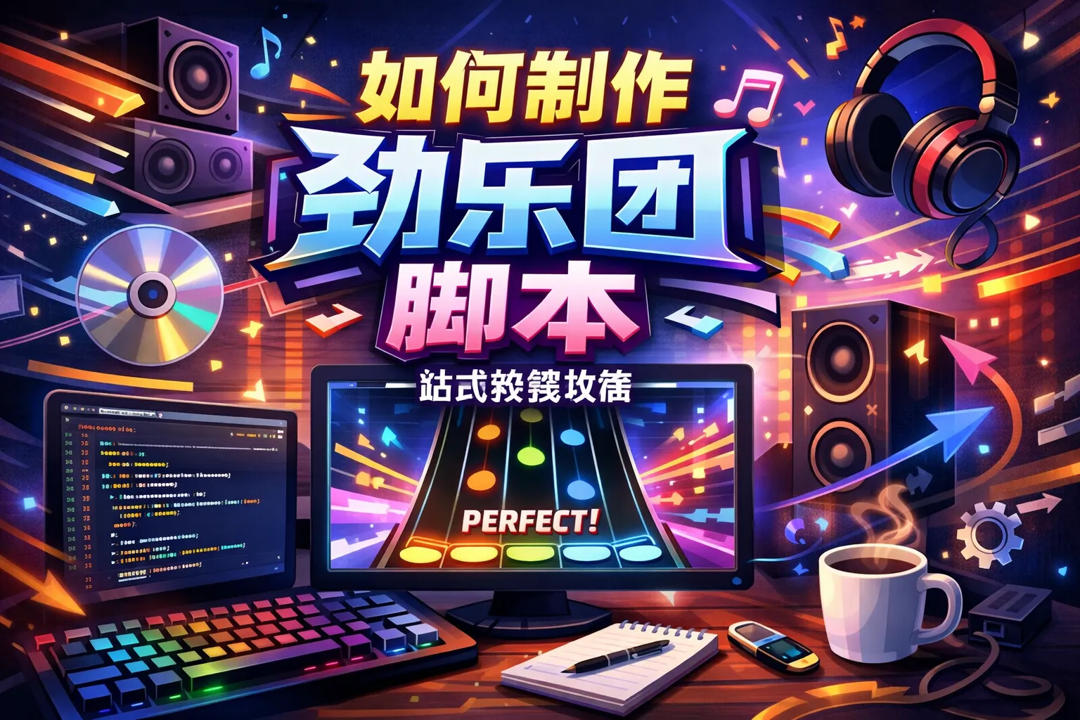 如何制作劲乐团脚本