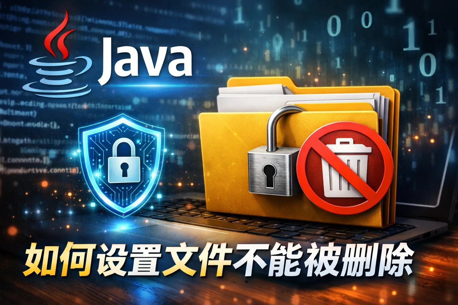 Java如何设置文件不能被删除