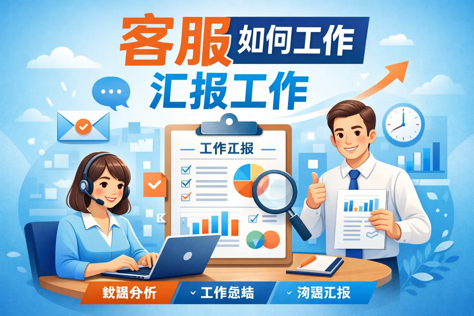 客服如何汇报工作