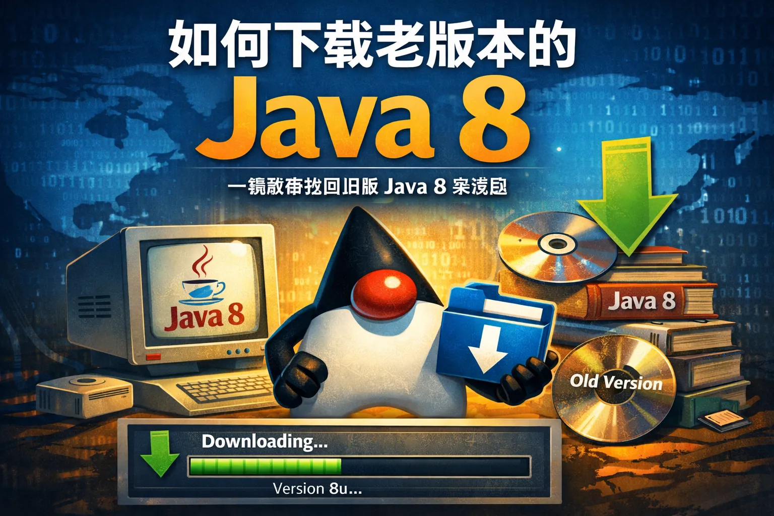 如何下载老版本的java8