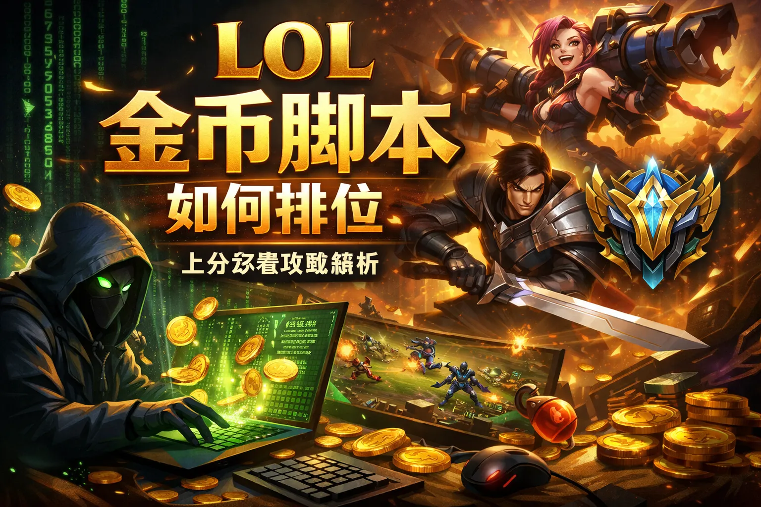 lol金币脚本如何排位
