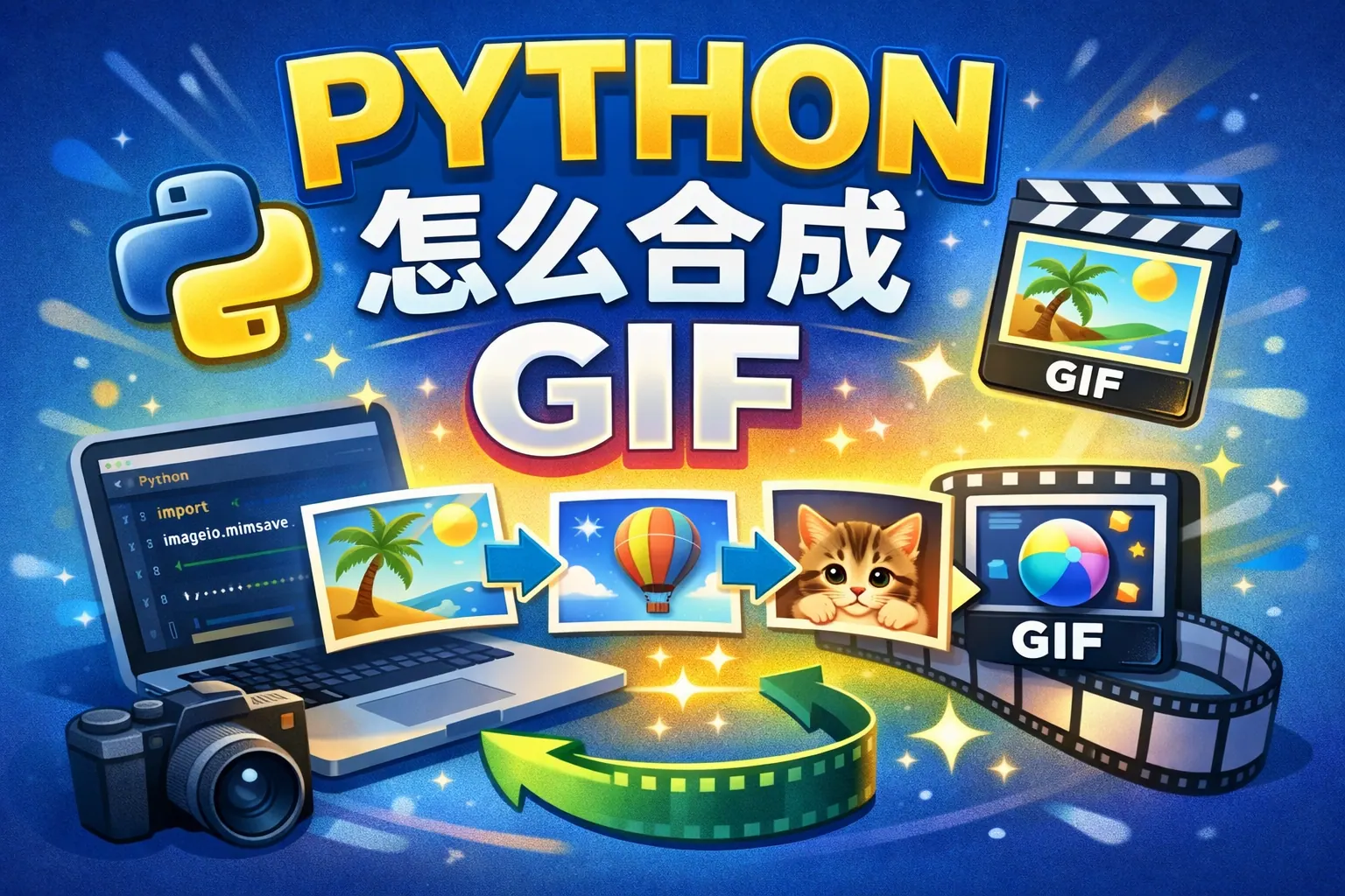 python怎么合成gif