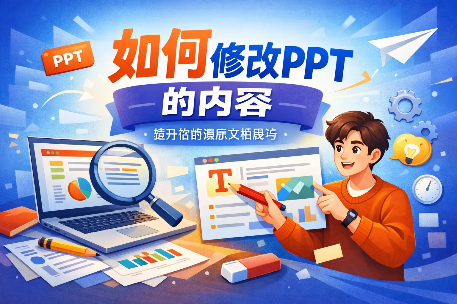 如何修改ppt的内容