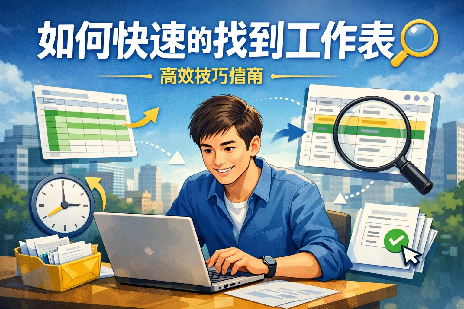 如何快速的找到工作表