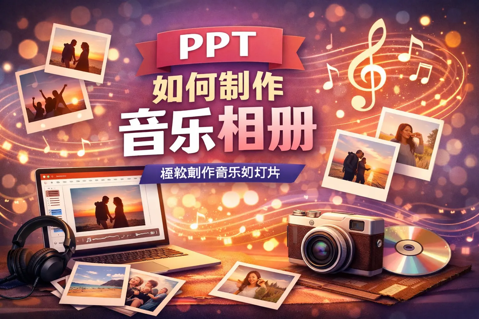 ppt如何制作音乐相册