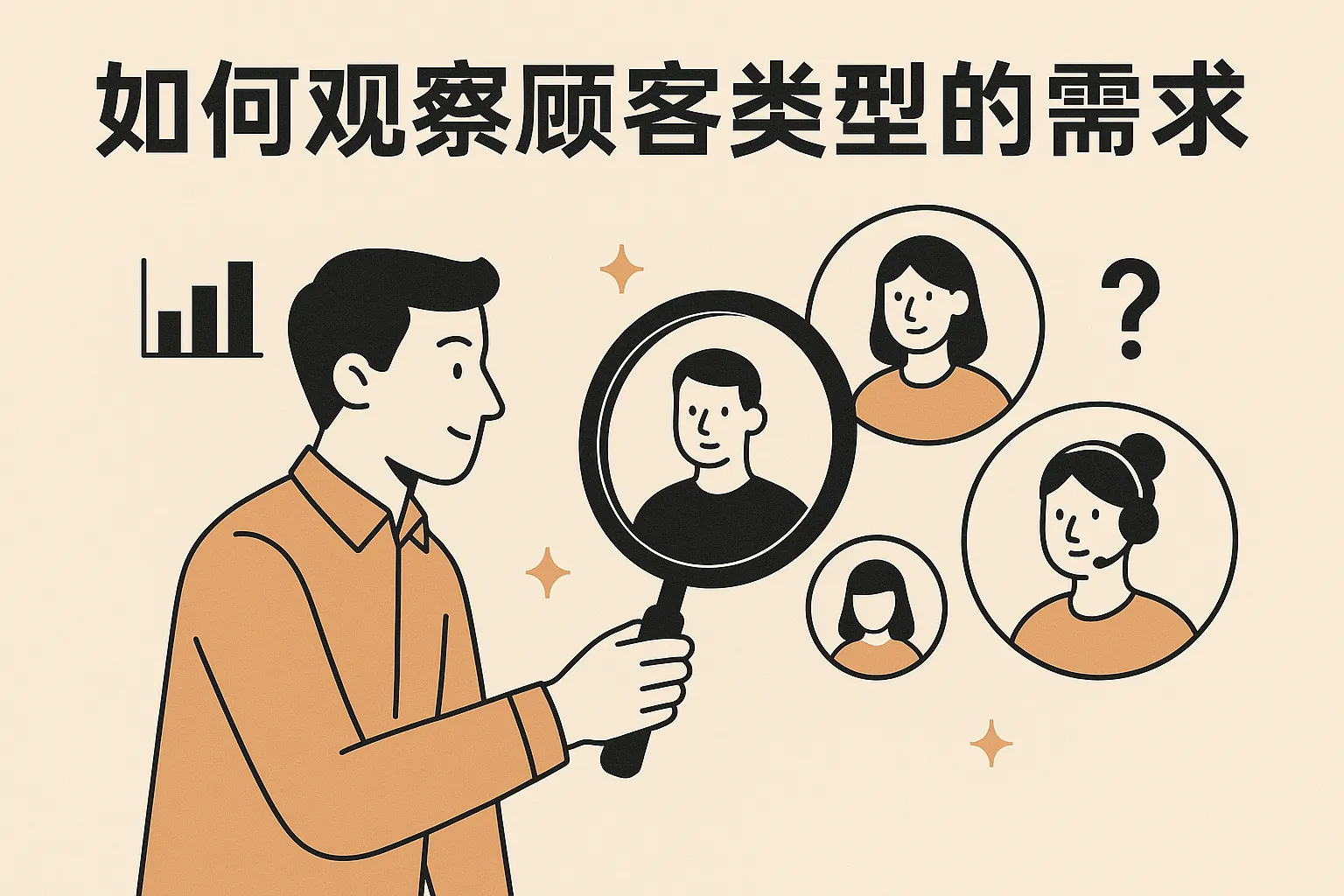 怎么观察顾客类型的需求