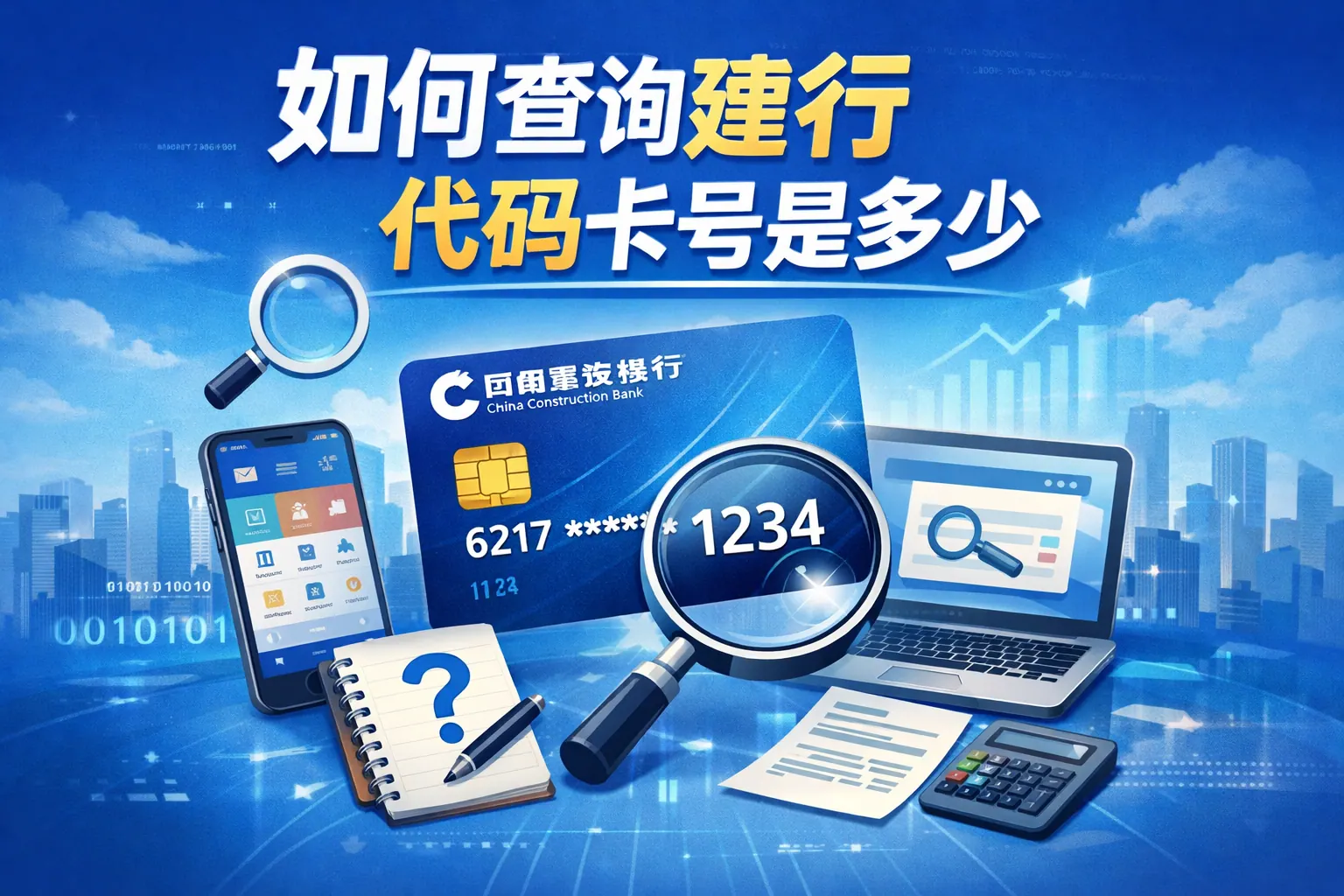 如何查询建行代码卡号是多少