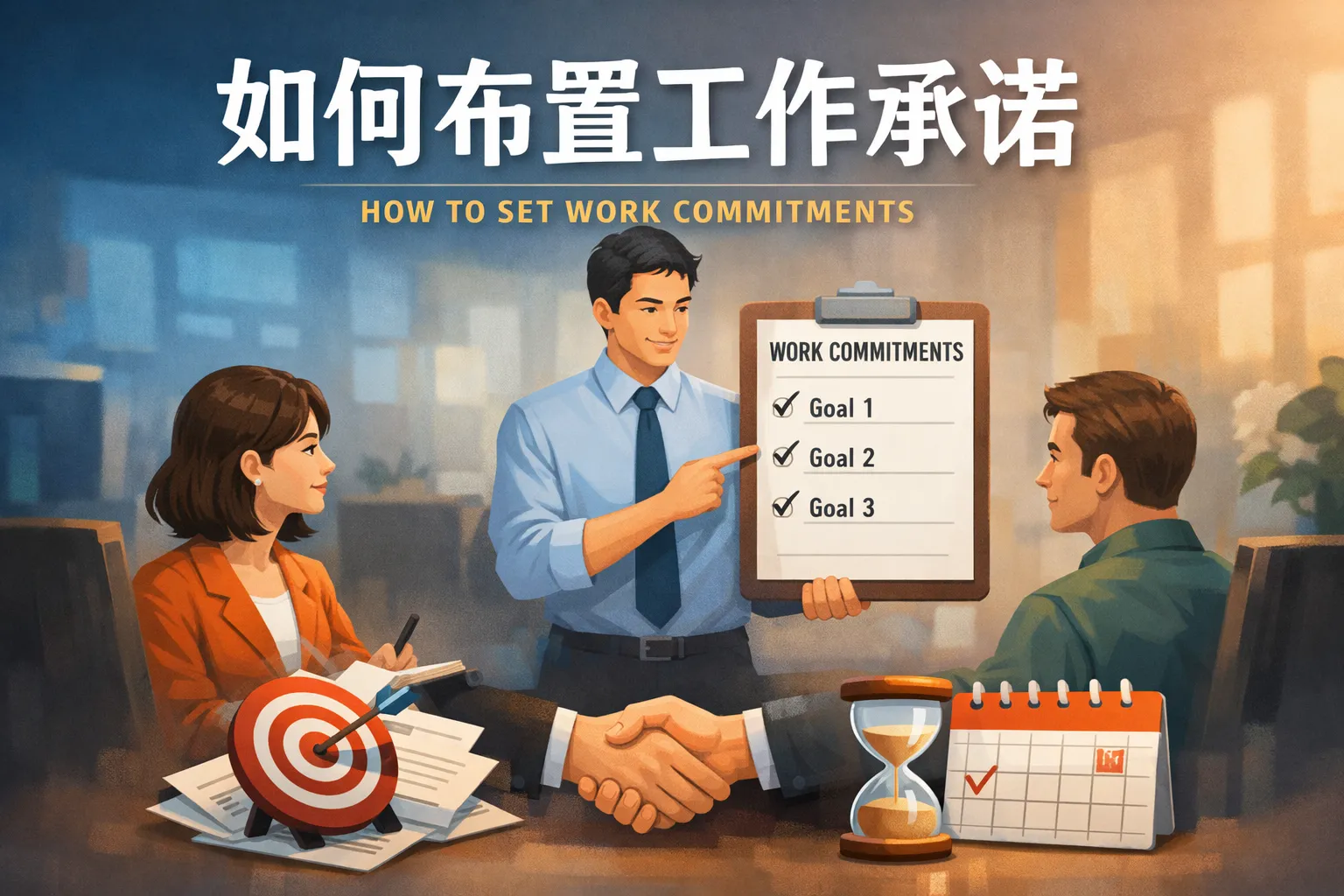 如何布置工作承诺