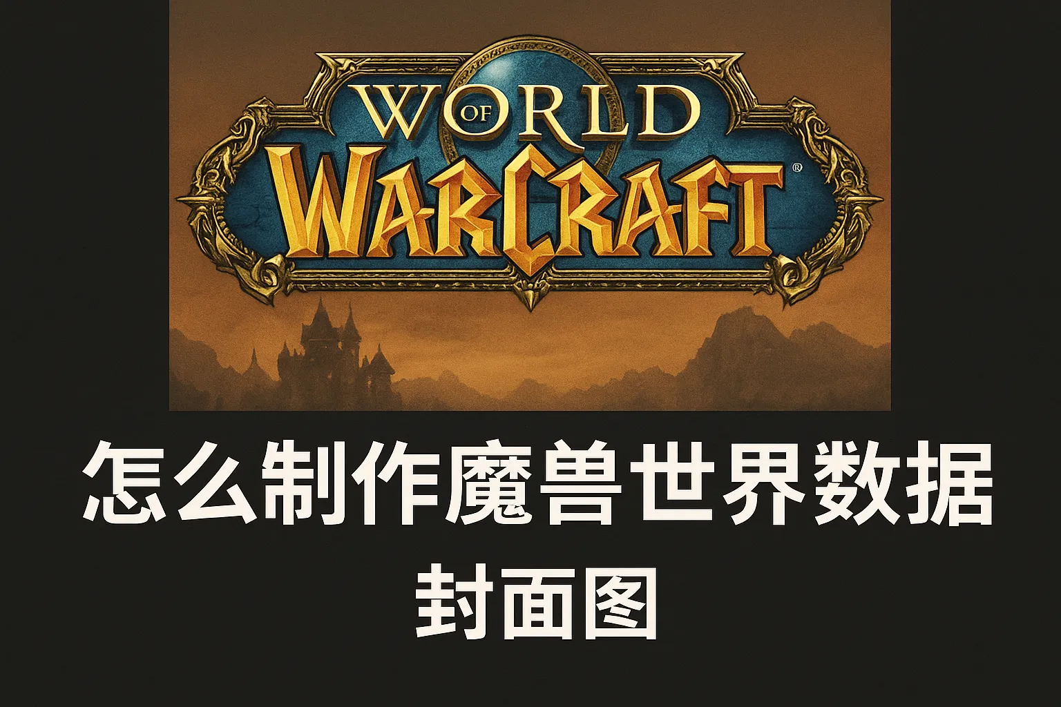 怎么制作魔兽世界数据库