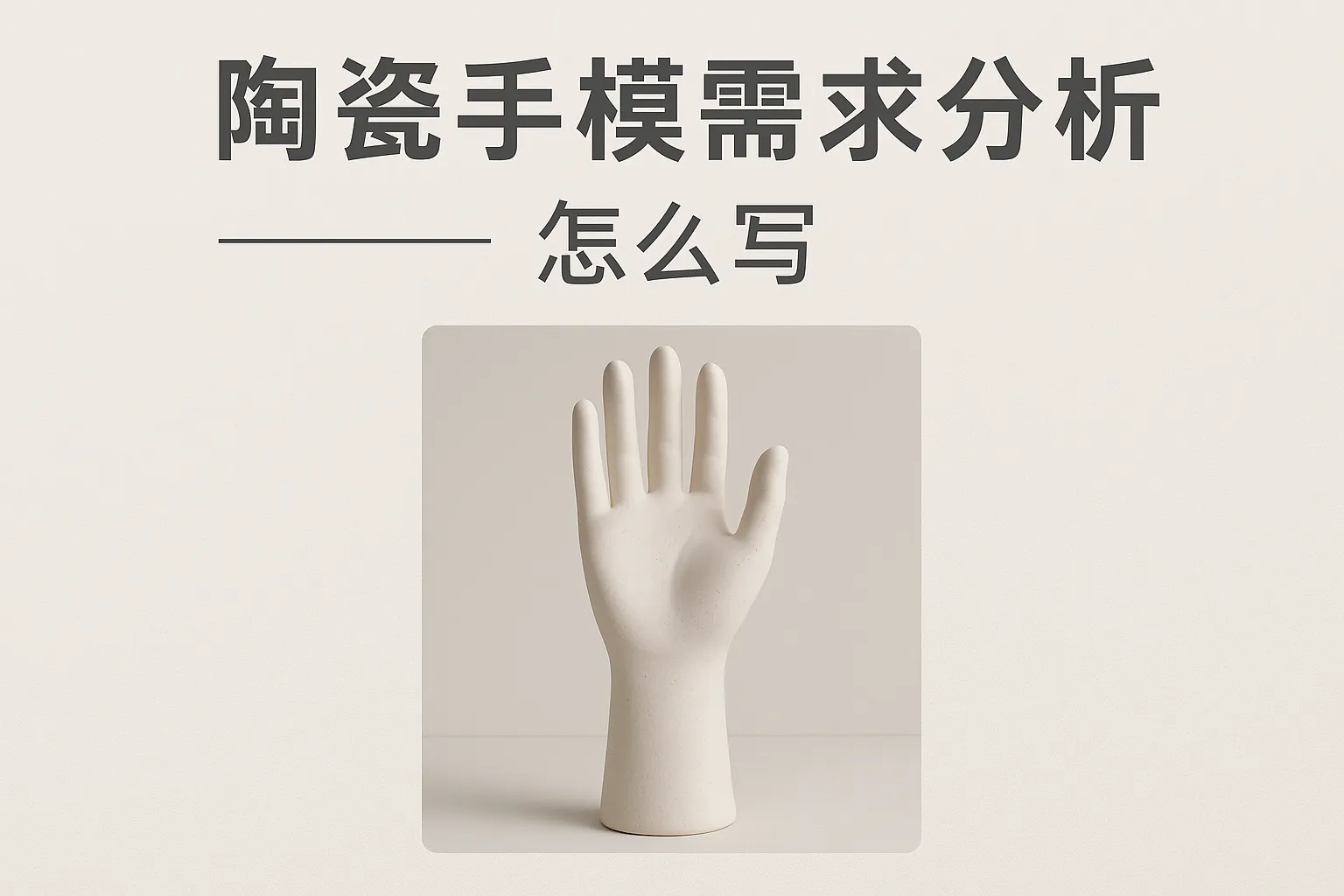 陶瓷手模需求分析怎么写